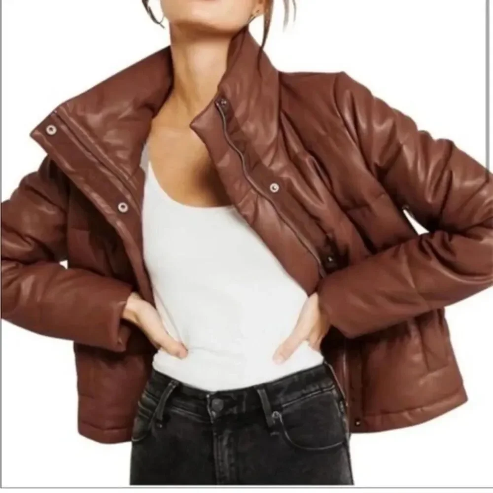 Abercrombie & Fitch Mini Ultra Puffer Jacket - Dark Espresso Brown - Small